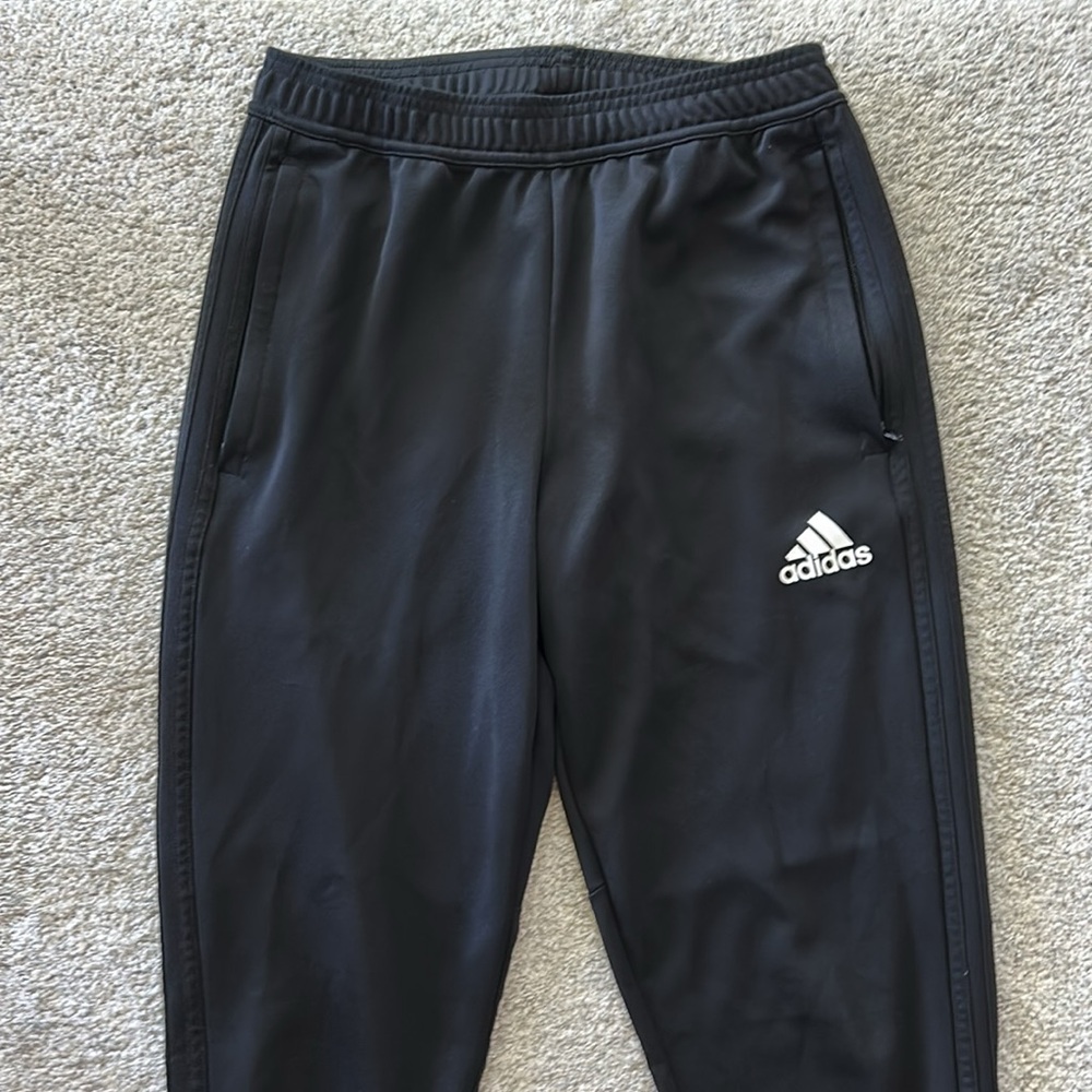 Adidas Mens Black Training Pants - Picture 2 of 7
